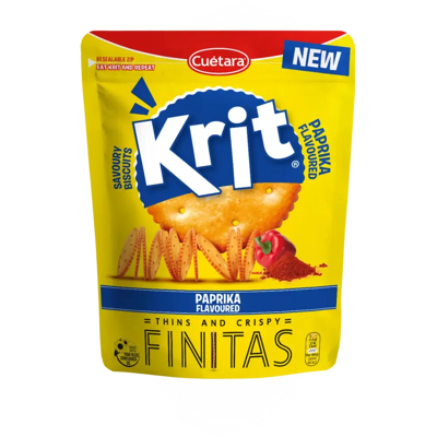 Krit Finitas Cracker Paprika 150g Krit Finitas Cracker Paprika 150g