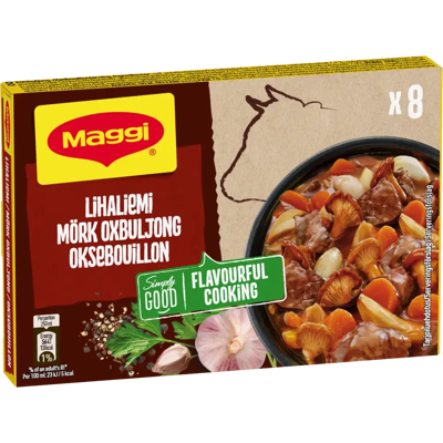 Maggi 80g Lihaliemi 8 palaa Maggi 80g Lihaliemi 8 palaa
