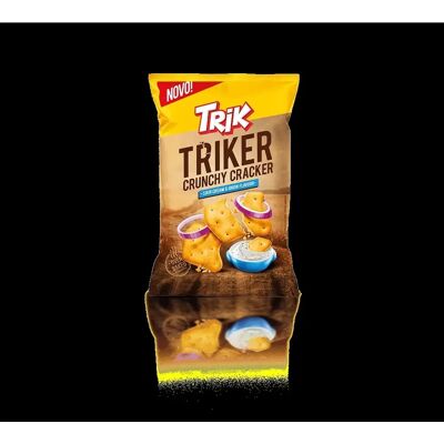Trik triker crunchy cracker sour cream & onion 90g Trik triker crunchy cracker sour cream & onion 90g