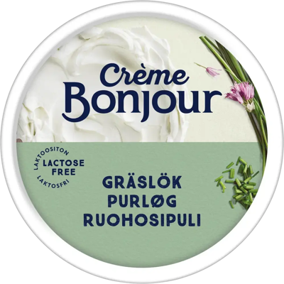 Creme Bonjour Crème Bonjour Ruohosipuli laktoositon levite 100g Creme Bonjour Crème Bonjour Ruohosipuli laktoositon levite 100g