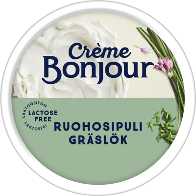 Creme Bonjour Crème Bonjour Ruohosipuli laktoositon levite 200g Creme Bonjour Crème Bonjour Ruohosipuli laktoositon levite 200g