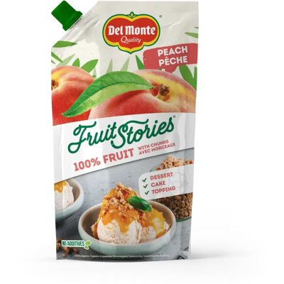 Del Monte Fruit stories Hedelmävalmiste 250g Persikka Del Monte Fruit stories Hedelmävalmiste 250g Persikka