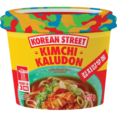 KOREAN STREET Kaludon Kimchi nuudelit 215 g KOREAN STREET Kaludon Kimchi nuudelit 215 g