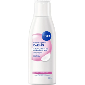 NIVEA 200ml Caring Cleansing Milk -puhdistusemulsio NIVEA 200ml Caring Cleansing Milk -puhdistusemulsio