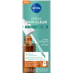 Nivea Derma Skin NIVEA 30ml Derma Skin Clear Rebalance & Clear Serum -kasvoseerumi Nivea Derma Skin NIVEA 30ml Derma Skin Clear Rebalance & Clear Serum -kasvoseerumi