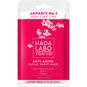 HADA LABO Anti-Aging Kasvonaamio - Hyaluronihappo, Kollageeni, Retinoli HADA LABO Anti-Aging Kasvonaamio - Hyaluronihappo, Kollageeni, Retinoli