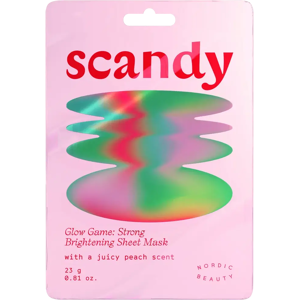 Scandy - Glow Game - Persikan tuoksu - Biohajoava kangas - Sheet Mask Scandy - Glow Game - Persikan tuoksu - Biohajoava kangas - Sheet Mask