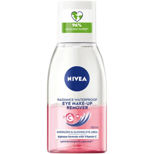 NIVEA 125ml Glow Eye Make-Up Remover -silmämeikinpoistosaine NIVEA 125ml Glow Eye Make-Up Remover -silmämeikinpoistosaine