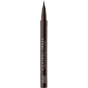 MUA Make Up Academy Control Freak Brush Tip Liquid Eyeliner Brown 0,5 ml, Nestemäinen silmänrajaus MUA Make Up Academy Control Freak Brush Tip Liquid Eyeliner Brown 0,5 ml, Nestemäinen silmänrajaus