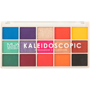 MUA Make Up Academy Eyeshadow Palette 15 shades 12 g Kaleidoscopic luomiväripaletti MUA Make Up Academy Eyeshadow Palette 15 shades 12 g Kaleidoscopic luomiväripaletti