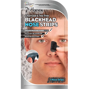 Montagne Jeunesse 7th Heaven 7th Heaven Men's 3x Charcoal & Tea Tree Nose Pore Strips Montagne Jeunesse 7th Heaven 7th Heaven Men's 3x Charcoal & Tea Tree Nose Pore Strips