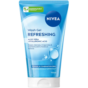 NIVEA 150ml Päivittäiset Perusasiat Raikastava Puhdistusgeeli - Kasvopesugeeli NIVEA 150ml Päivittäiset Perusasiat Raikastava Puhdistusgeeli - Kasvopesugeeli