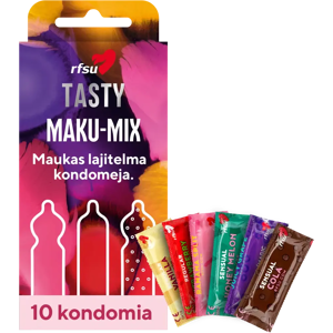RFSU Tasty Aromkondomer, 10 kappaletta - Makuinen kondomi RFSU Tasty Aromkondomer, 10 kappaletta - Makuinen kondomi