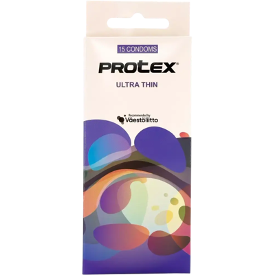 Protex Ultra Thin kondomi 15 kpl Protex Ultra Thin kondomi 15 kpl
