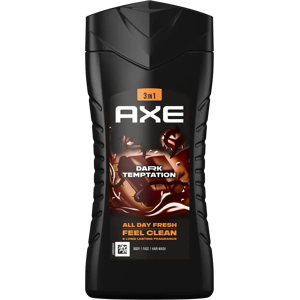 AXE Suihkusaippua antaa raikkaan tunteen koko päiväksi Dark Temptation 12 tunnin vastustamaton tuoksu 250 ml AXE Suihkusaippua antaa raikkaan tunteen koko päiväksi Dark Temptation 12 tunnin vastustamaton tuoksu 250 ml