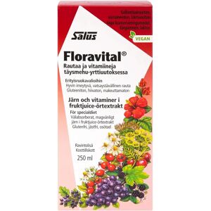 Salus Blutsaft Floravital rautaa ja vitamiineja täysmehu-yrttiuutoksessa 250ml Salus Blutsaft Floravital rautaa ja vitamiineja täysmehu-yrttiuutoksessa 250ml