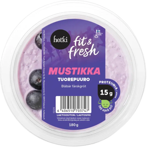 Fresh Fit & Mustikka tuorepuuro 180 g Fresh Fit & Mustikka tuorepuuro 180 g