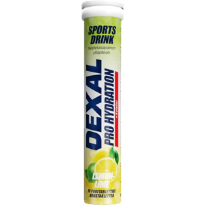 Dexal Pro Hydration sitruuna-limetti-kofeiini poretabletti 18kpl ravintolisä Dexal Pro Hydration sitruuna-limetti-kofeiini poretabletti 18kpl ravintolisä