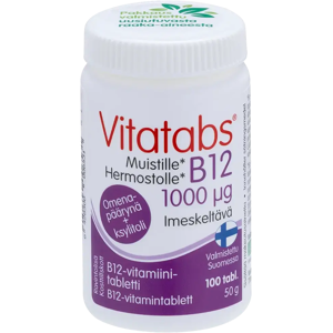 Vitatabs B12 1000 µg omena 100 tabl Vitatabs B12 1000 µg omena 100 tabl