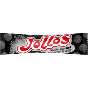 NOSHT JOLLOS Vauhtikarkki 52g Salmiakki NOSHT JOLLOS Vauhtikarkki 52g Salmiakki