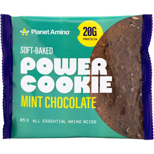 Planet Amino Power Cookie Proteiinikeksi minttusuklaa 85 g Planet Amino Power Cookie Proteiinikeksi minttusuklaa 85 g