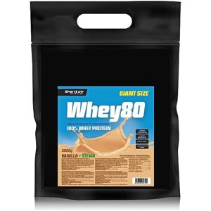 Sportlife Nutrition Whey80 3kg vaniljajäätelö heraproteiini Sportlife Nutrition Whey80 3kg vaniljajäätelö heraproteiini