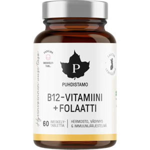 Puhdistamo Granaattiomena B12 + Folaatti - Vitamiinit ja Lisäravinteet Puhdistamo Granaattiomena B12 + Folaatti - Vitamiinit ja Lisäravinteet