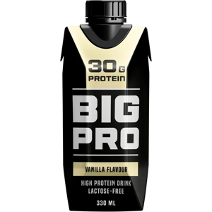 Big Pro proteiinijuoma vanilja 330 ml UHT laktoositon Big Pro proteiinijuoma vanilja 330 ml UHT laktoositon