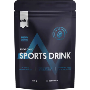 Puls Isotonic sport drink urheilujuomajauhe blue raspberry 500g Puls Isotonic sport drink urheilujuomajauhe blue raspberry 500g