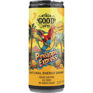The Good Guys Pineapple Express Natural Energy Drink 330ml The Good Guys Pineapple Express Natural Energy Drink 330ml