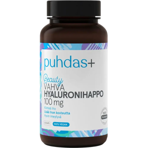 Puhdas+ Vahva hyaluronihappo 100mg 60 kaps Puhdas+ Vahva hyaluronihappo 100mg 60 kaps