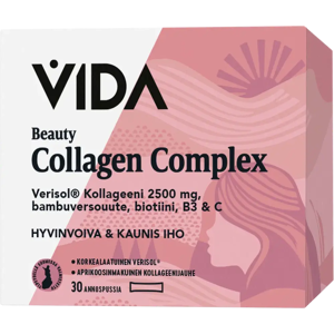 Vida Beauty Collagen Complex kollageenijuomajauhe 30 annospussia Vida Beauty Collagen Complex kollageenijuomajauhe 30 annospussia