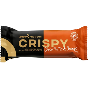 Leader Promour - Promour Crispy Protein Bar - Appelsiini - Rapea Leader Promour - Promour Crispy Protein Bar - Appelsiini - Rapea