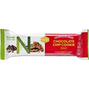 Nutrilett Chocolate chip cookie bar ateriankorvikepatukka 60g Nutrilett Chocolate chip cookie bar ateriankorvikepatukka 60g