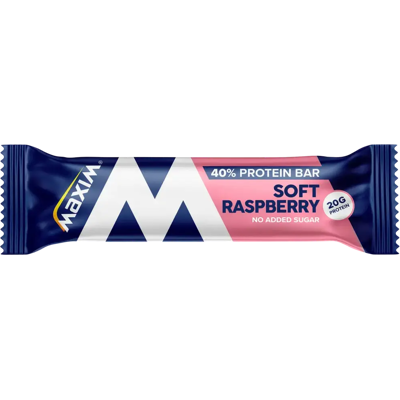 Maxim 40% Protein Bar Soft Raspberry proteiinipatukka 50g Maxim 40% Protein Bar Soft Raspberry proteiinipatukka 50g