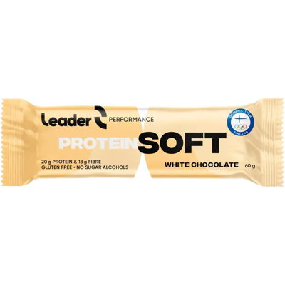 Leader - Performance Protein Soft - Valkoinen suklaa - Proteiinipatukka Leader - Performance Protein Soft - Valkoinen suklaa - Proteiinipatukka