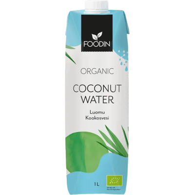 Foodin luomu kookosvesi 1000ml Foodin luomu kookosvesi 1000ml