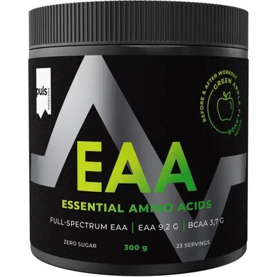 Puls Nutrition EAA 300 G Vihreä Omena - Aminohappojauhe Puls Nutrition EAA 300 G Vihreä Omena - Aminohappojauhe