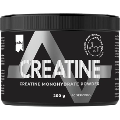 Puls 100% Kreatiinimonohydraatti 200g Puls 100% Kreatiinimonohydraatti 200g