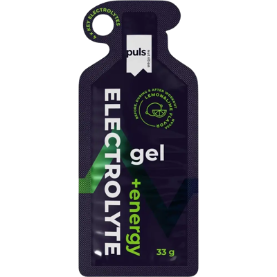 Puls Elektrolyyttigeeli Sitruuna & Lime 33g Puls Elektrolyyttigeeli Sitruuna & Lime 33g