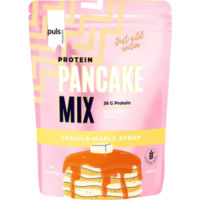 Puls Protein Pancake mix vanilla-maple syrup 500g Puls Protein Pancake mix vanilla-maple syrup 500g