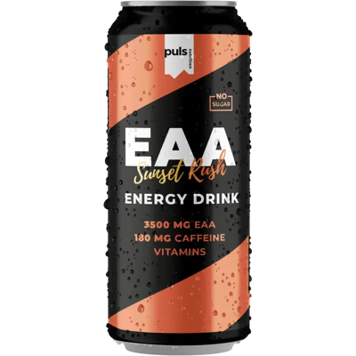 Puls EAA energiajuoma Sunset rush 330ml Puls EAA energiajuoma Sunset rush 330ml