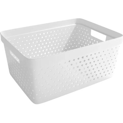 Nordiska Plast säilytyskori Star Basket 13l valkoinen Nordiska Plast säilytyskori Star Basket 13l valkoinen