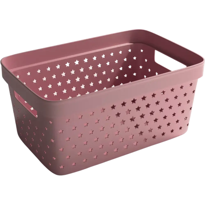 Nordiska Plast säilytyslaatikko Star 4,5 l dusty pink Nordiska Plast säilytyslaatikko Star 4,5 l dusty pink