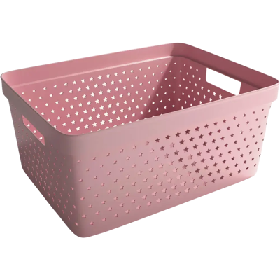 Nordiska Plast säilytyslaatikko Star 13 l dusty pink Nordiska Plast säilytyslaatikko Star 13 l dusty pink