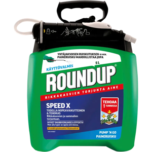 Roundup - Speed X - 5L - Valmiiksi sekoitettu - Rikkakasvien torjuntäaine Roundup - Speed X - 5L - Valmiiksi sekoitettu - Rikkakasvien torjuntäaine