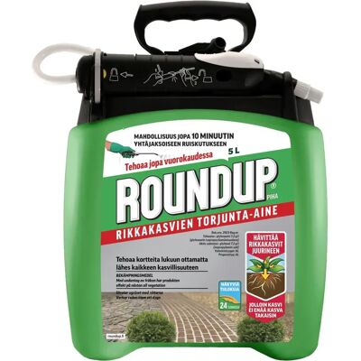 Roundup Piha 5L Pump N'Go Rikkakasvientorjunta-aine Roundup Piha 5L Pump N'Go Rikkakasvientorjunta-aine