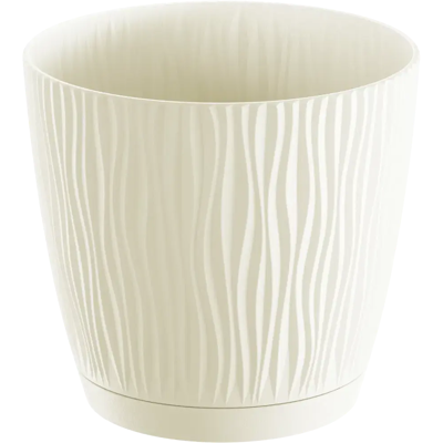 Prosperplast Sandy P 1L Kukkaruukku - Creme Prosperplast Sandy P 1L Kukkaruukku - Creme