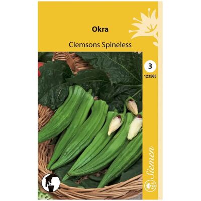 Siemen okra 'Clemsons Spineless' Siemen okra 'Clemsons Spineless'