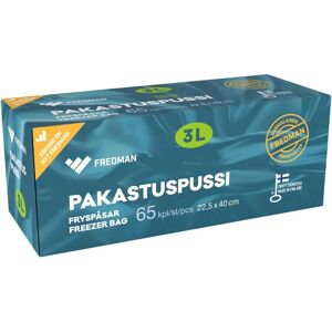 Fredman pakastuspussi 3l 65kpl Fredman pakastuspussi 3l 65kpl